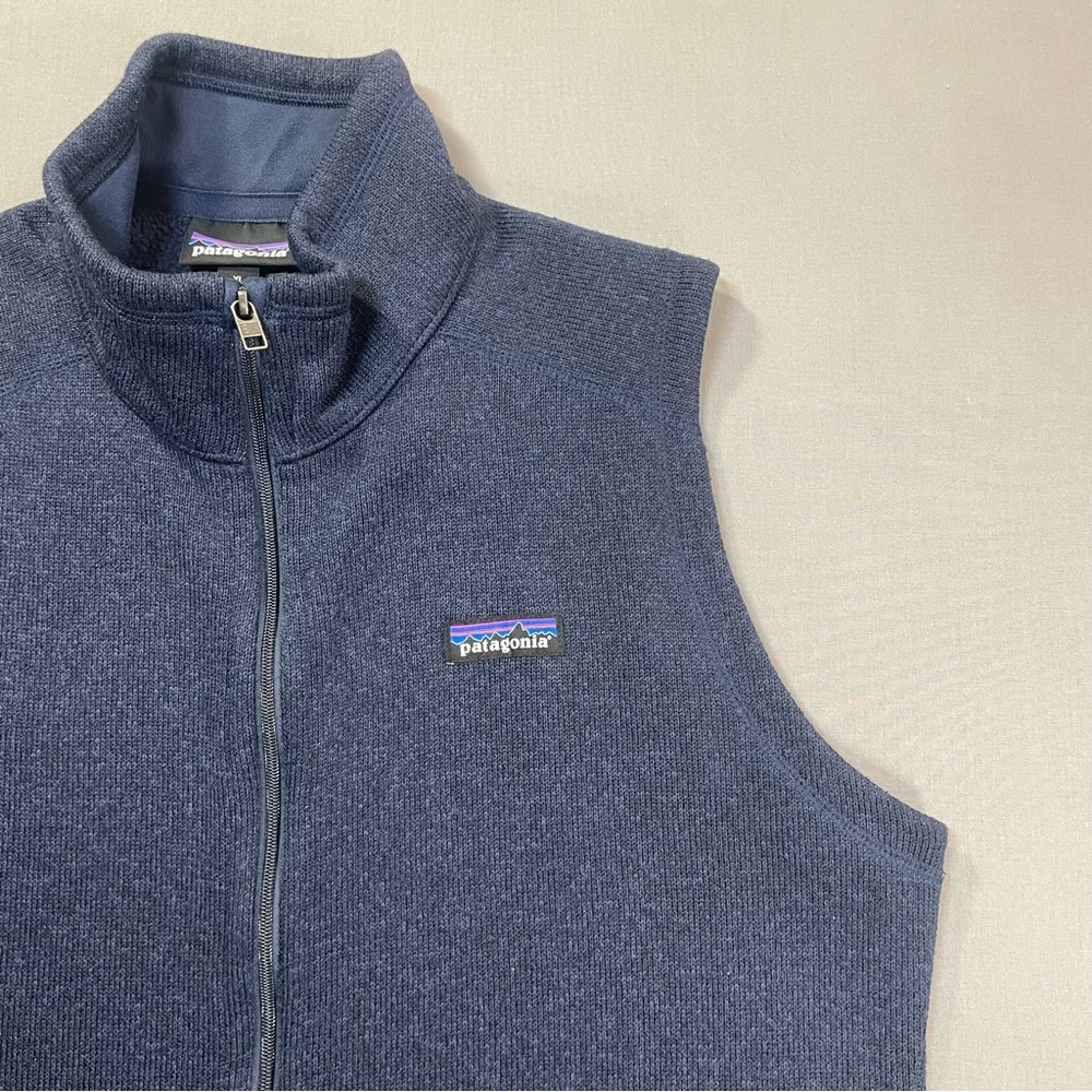 Patagonia Better Sweater Fleece Vest, Full Zip Navy - Womens XL - Picture 3 of 13